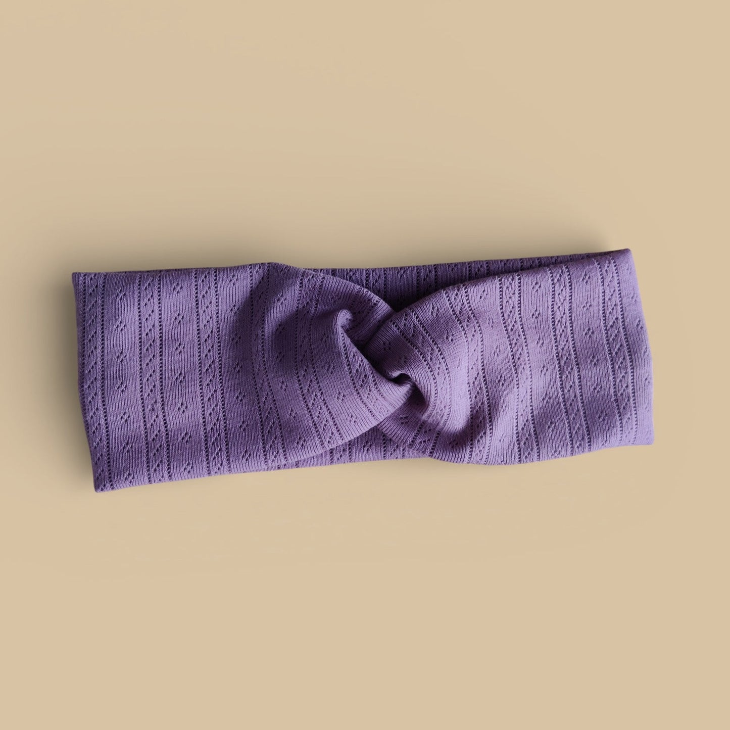 Headband Pointelle Grape