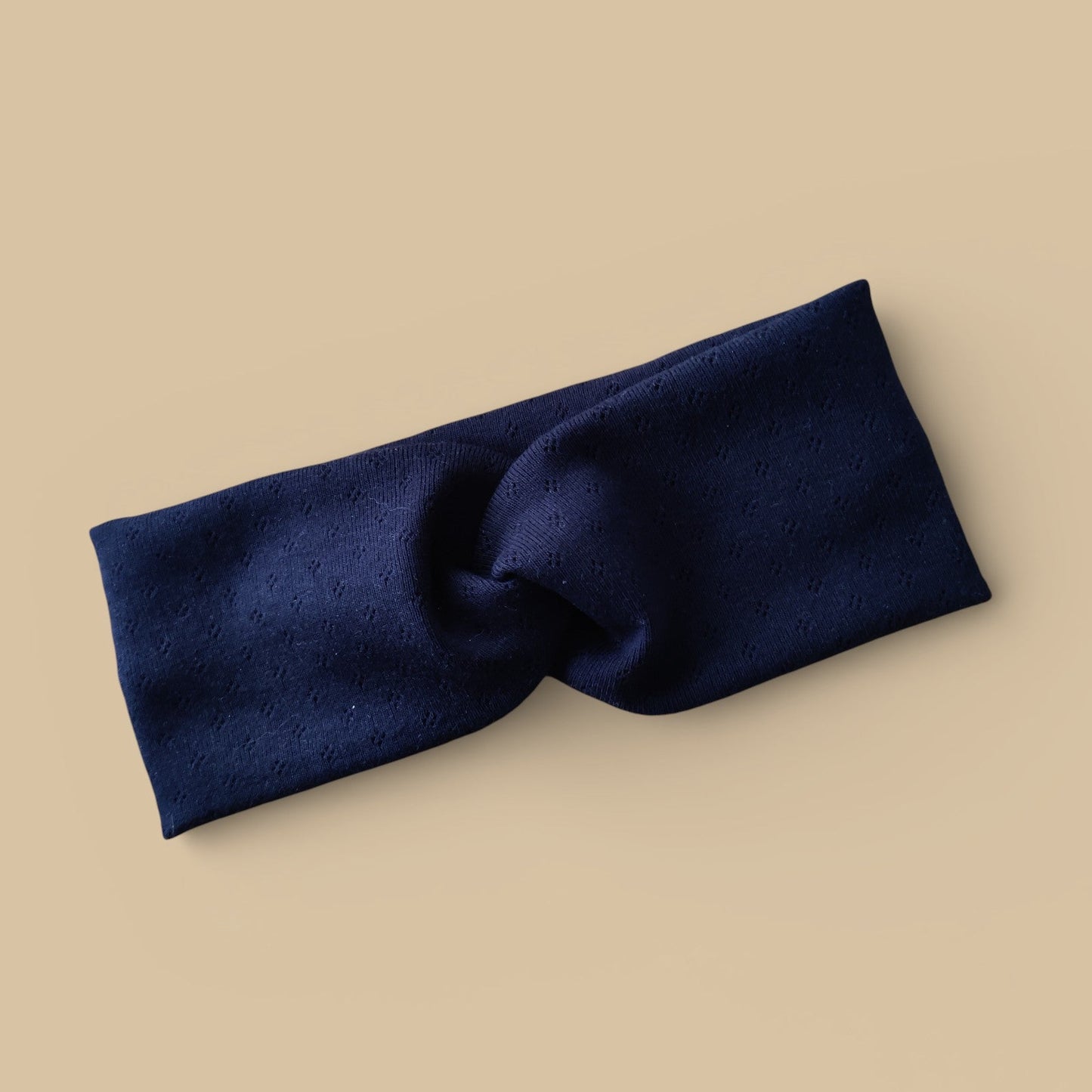 Headband Pointelle Navy Blue