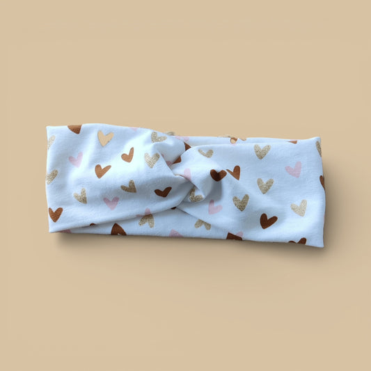 Headband Glitter Hearts